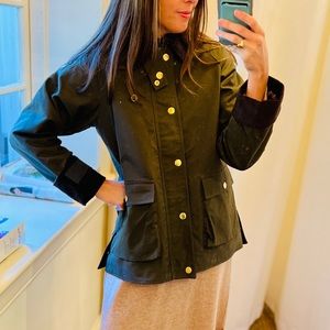 Barbour style Italian waterproof jacket size XS